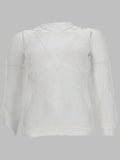 Alberta Ferretti Viscose Net Knit Top