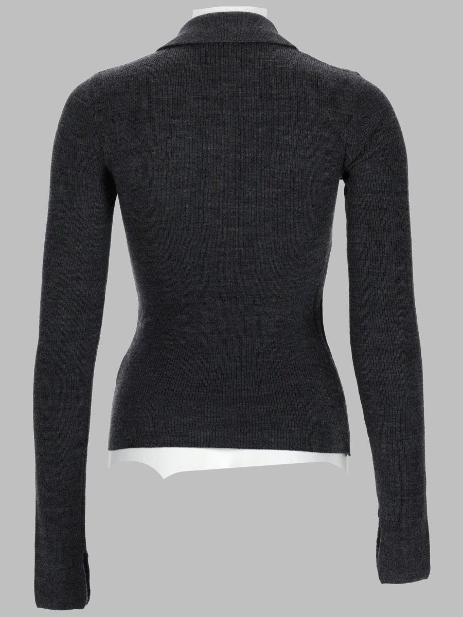 Ganni Maglia Polo A Rombi