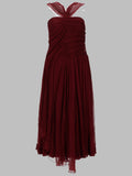 N°21 Halter Strap Chiffon Dress
