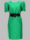 P.A.R.O.S.H. Satin Belted Mini Dress