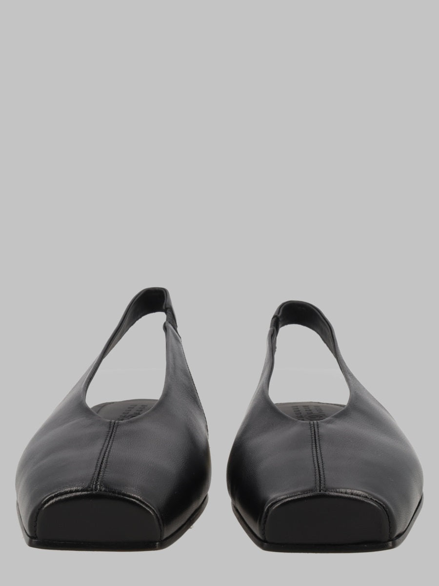 Mm6 Maison Margiela Ballerina Slingback In Pelle