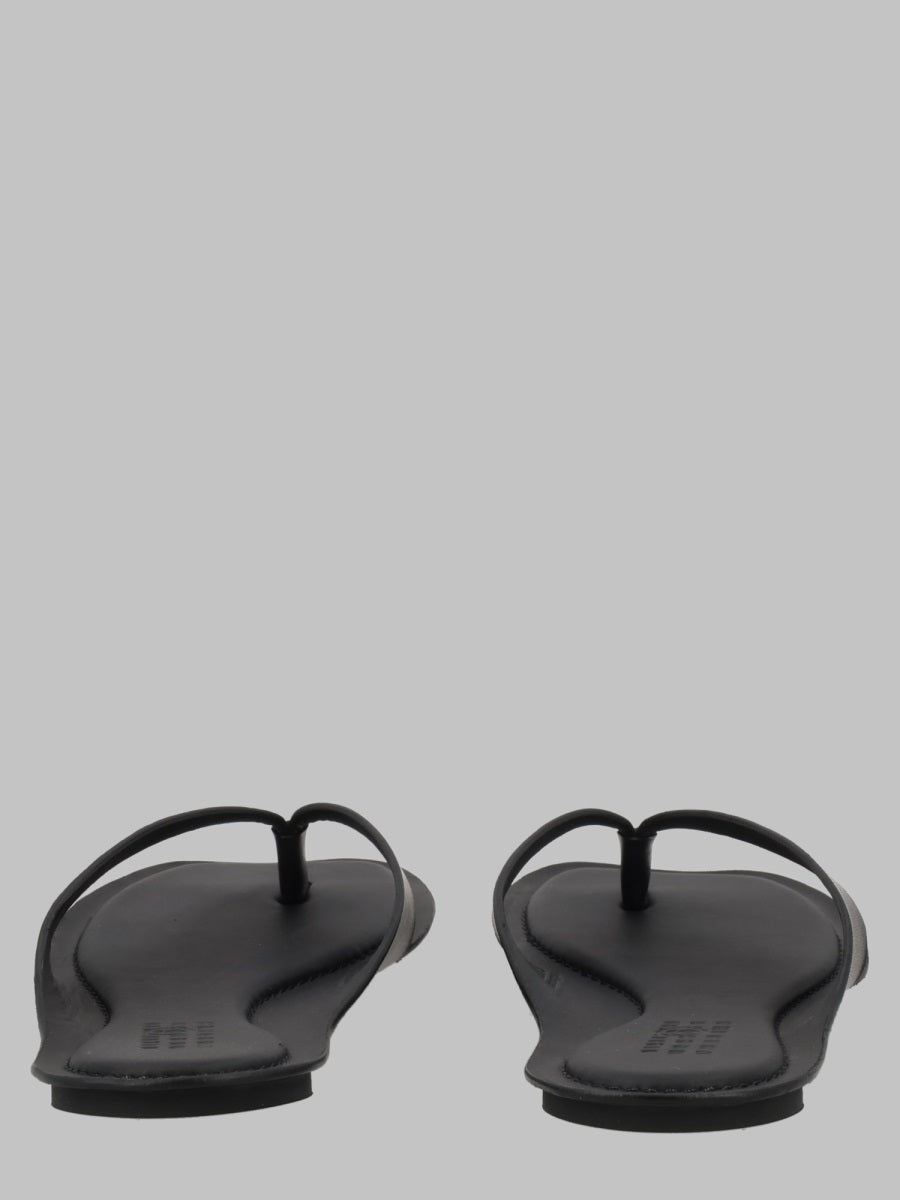 Mm6 Maison Margiela Sandalo Infradito "Anatomic" In Pelle