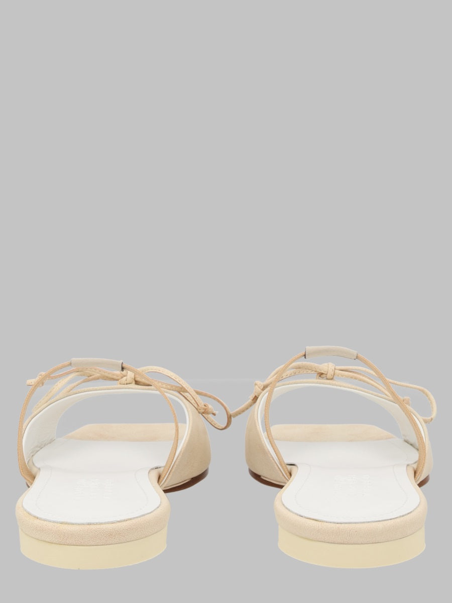 Mm6 Maison Margiela Sandalo Slingback Con Dettaglio A Fiocco