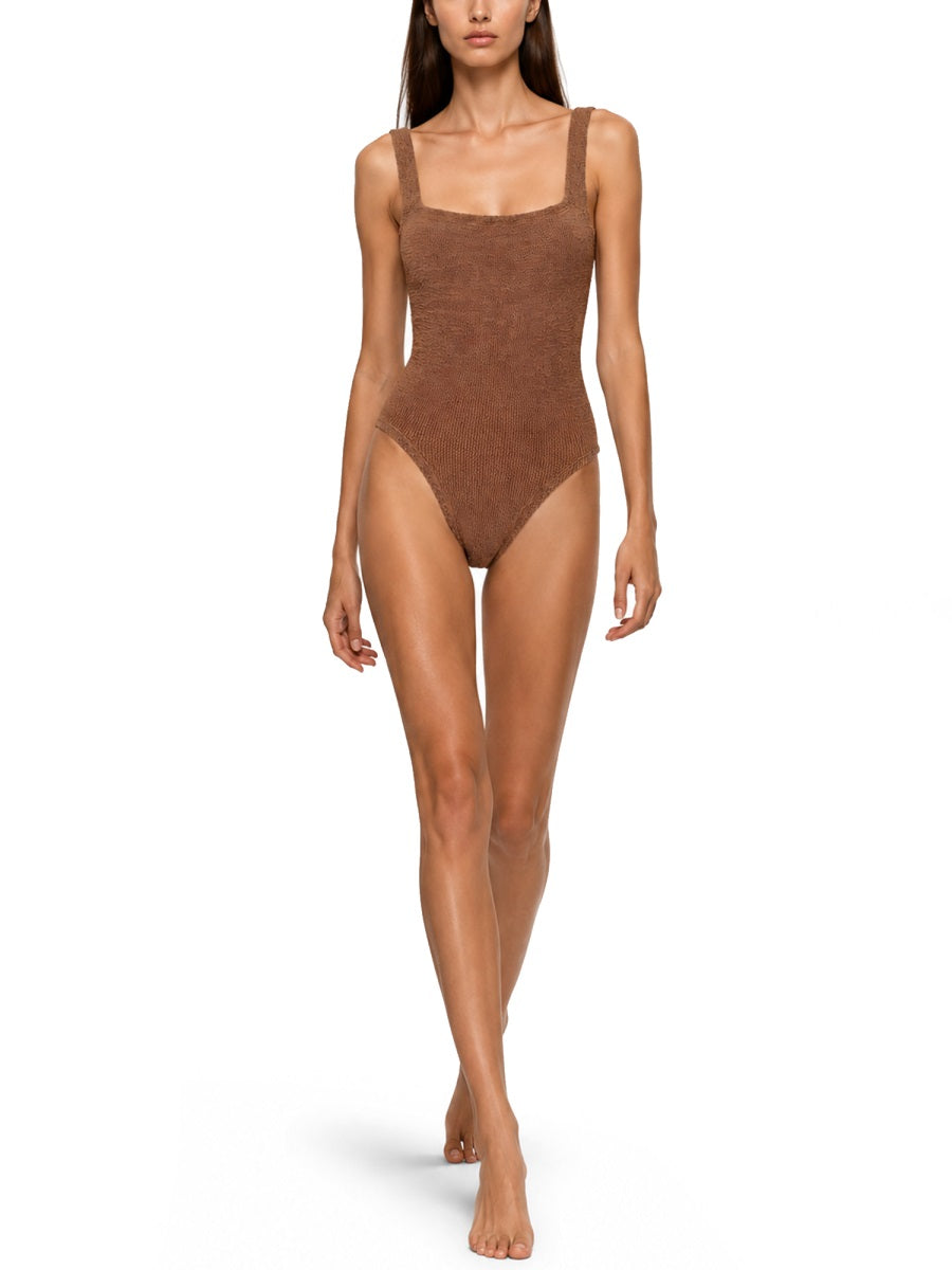 Hunza G Costume Intero "Square Neck Swim"