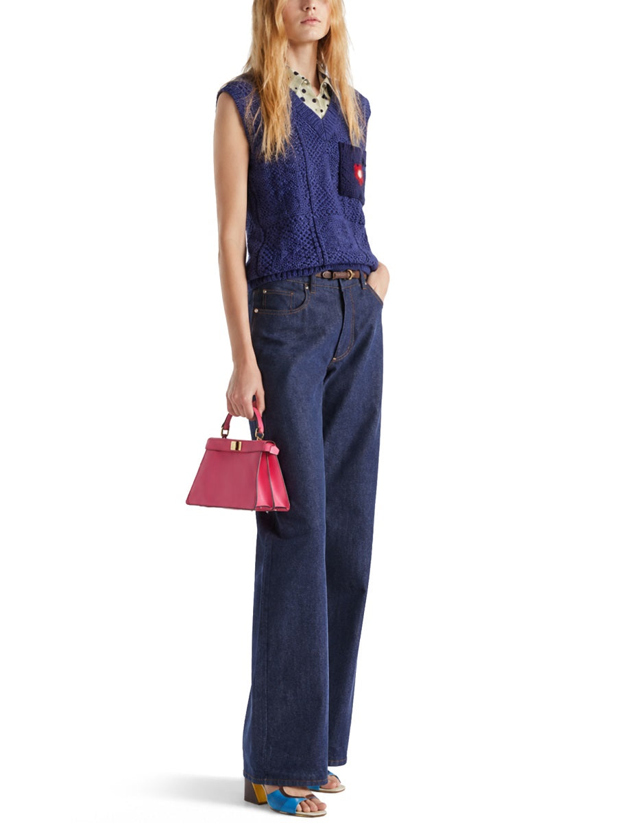 Fendi Jeans Lunghi In Denim