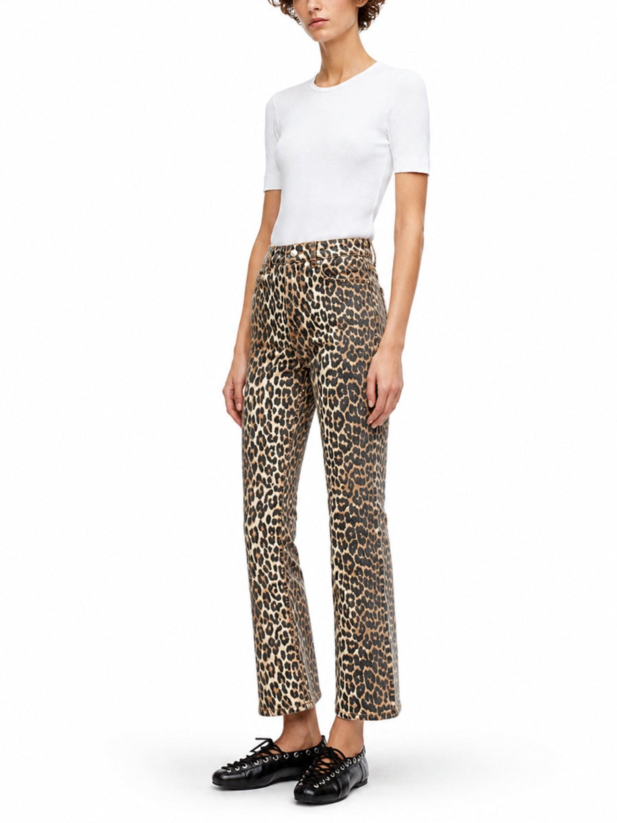 Ganni Jeans Animalier
