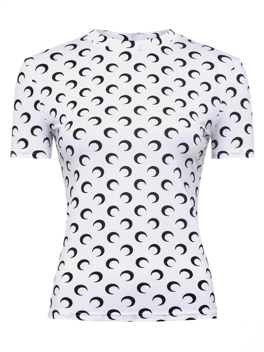 Marine Serre T Shirt "Moon"