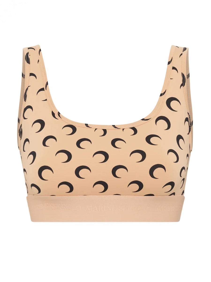 Marine Serre Top Bra "Moon"