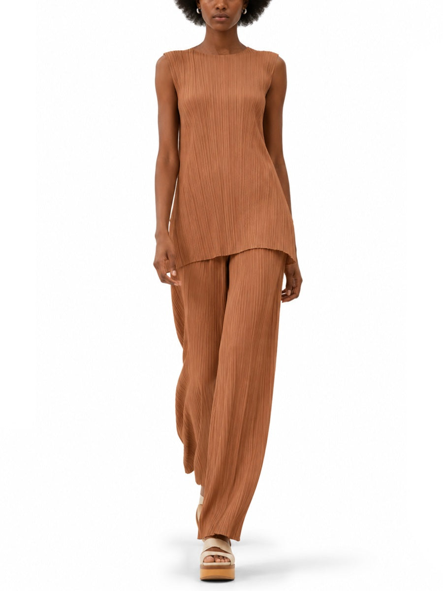 Pleats Please Issey Miyake Blusa Plissettata