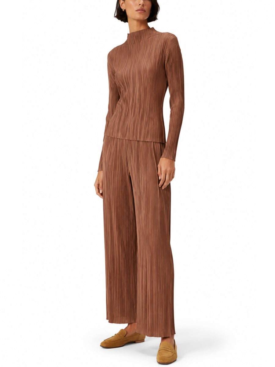 Pleats Please Issey Miyake Pantalone Palazzo "Monthly Colors: March"
