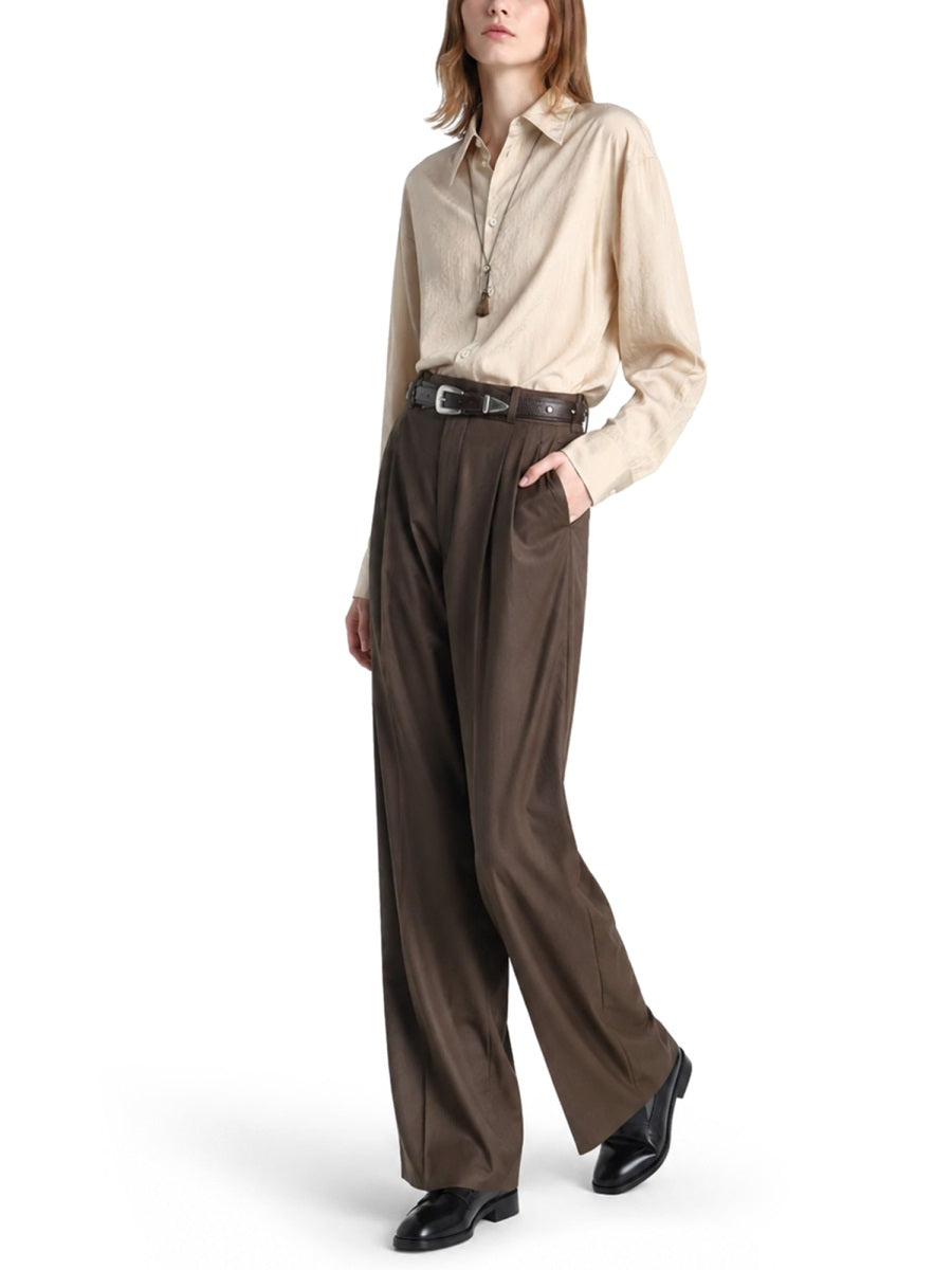 Lemaire Camicia Lunga Con Cravatta