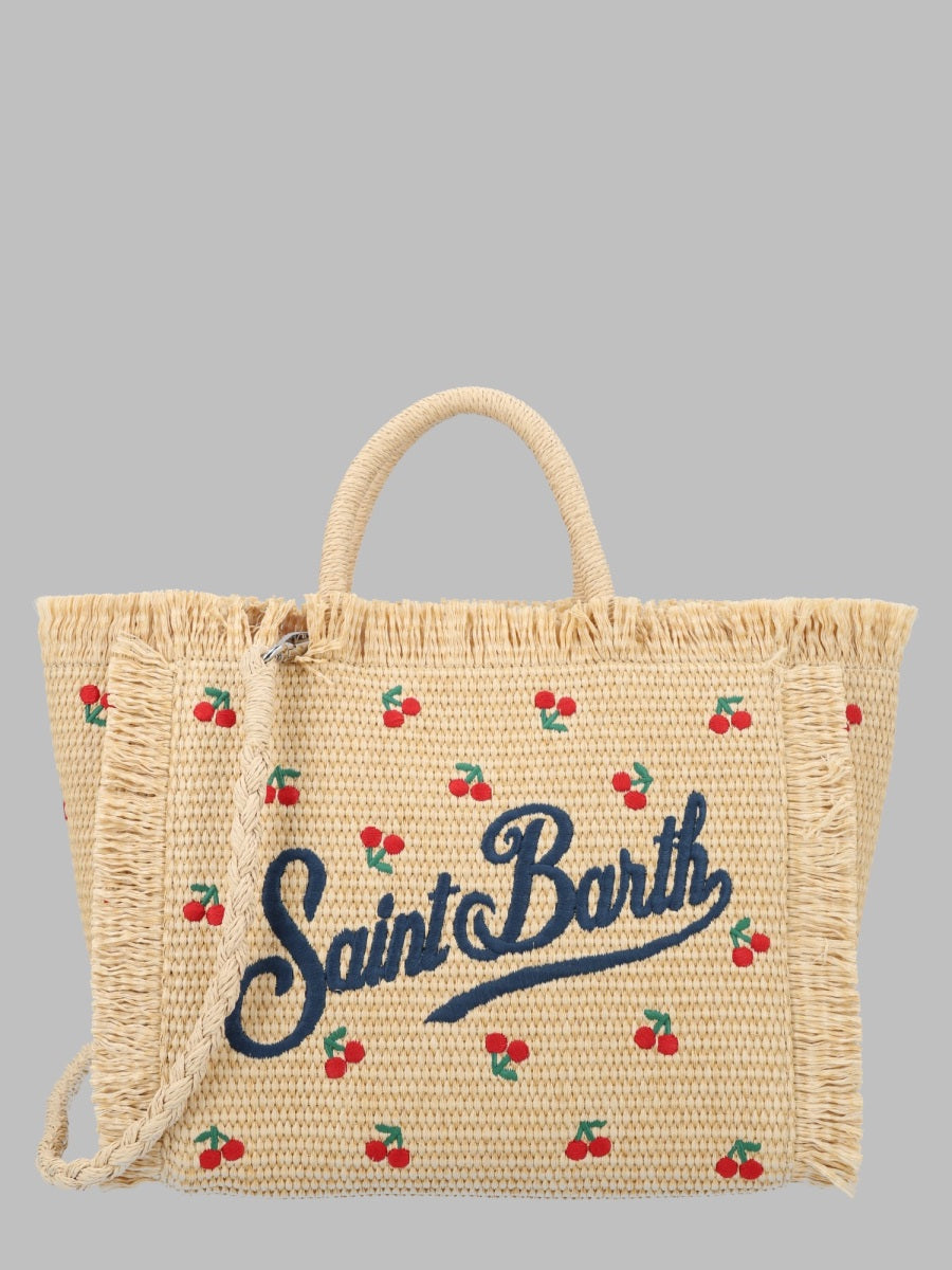 Mc2 Saint Barth Colette Straw N Mini Hearts Col Emb