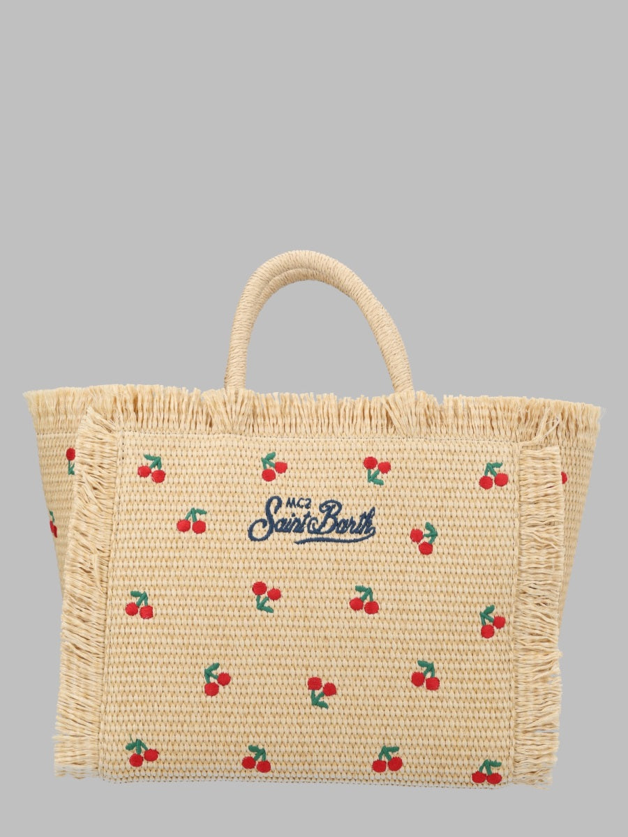 Mc2 Saint Barth Colette Straw N Mini Hearts Col Emb