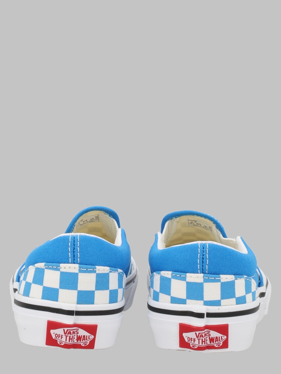Vans Classic Slip On Color Theory Checkerboard Bright Azure