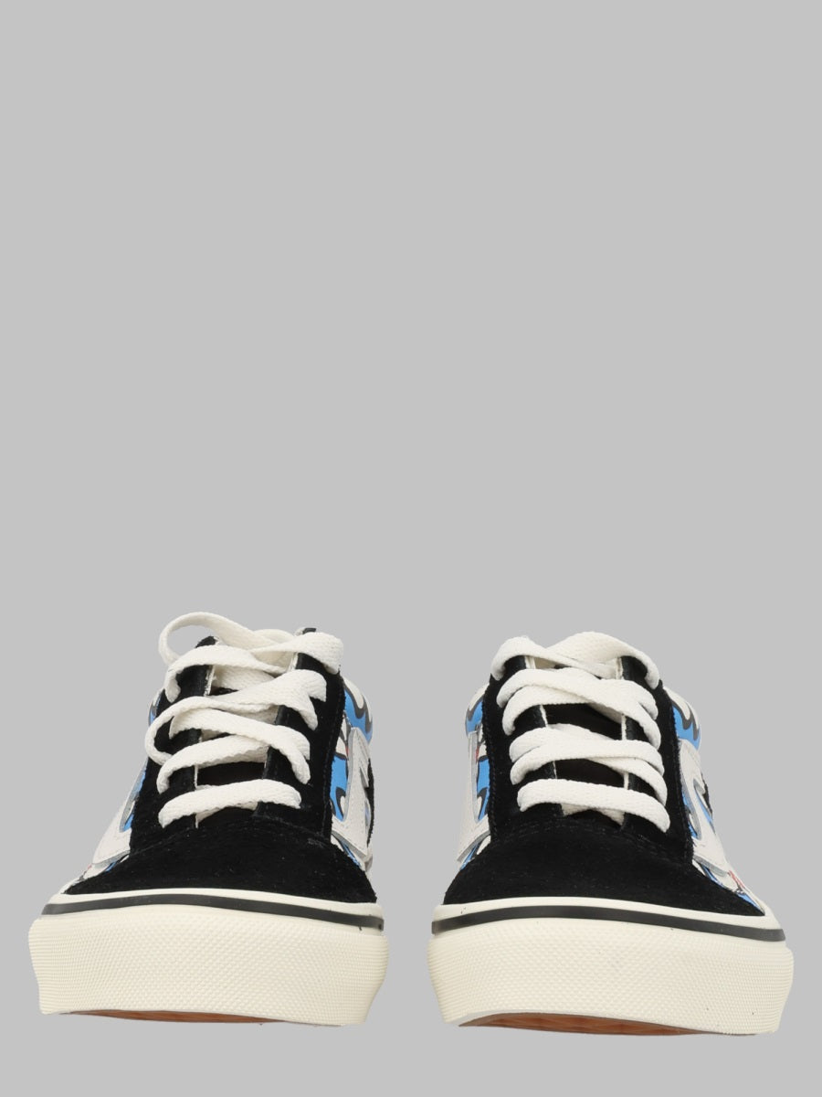 Vans Old Skool Painted Floral Bright Azure