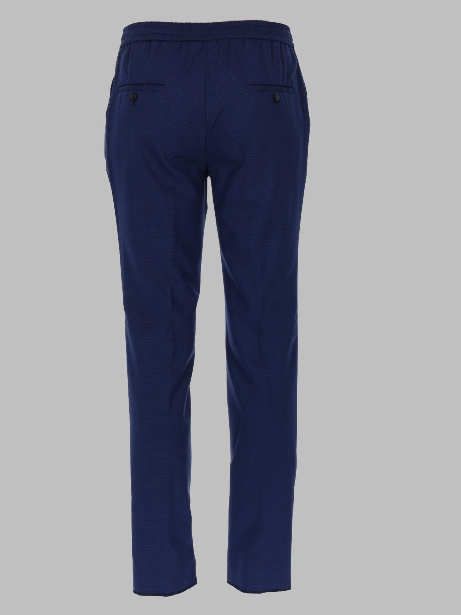 Brian Dales Pantalone In Misto Lana Con Coulisse