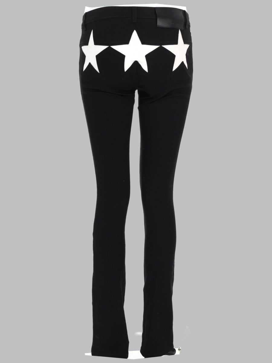 Givenchy Jeans "Stars" In Denim Di Cotone