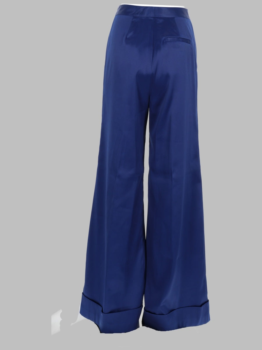Self Portrait Pantalone Ampio In Raso