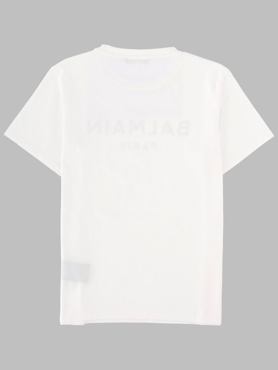 Balmain T Shirt Con Logo
