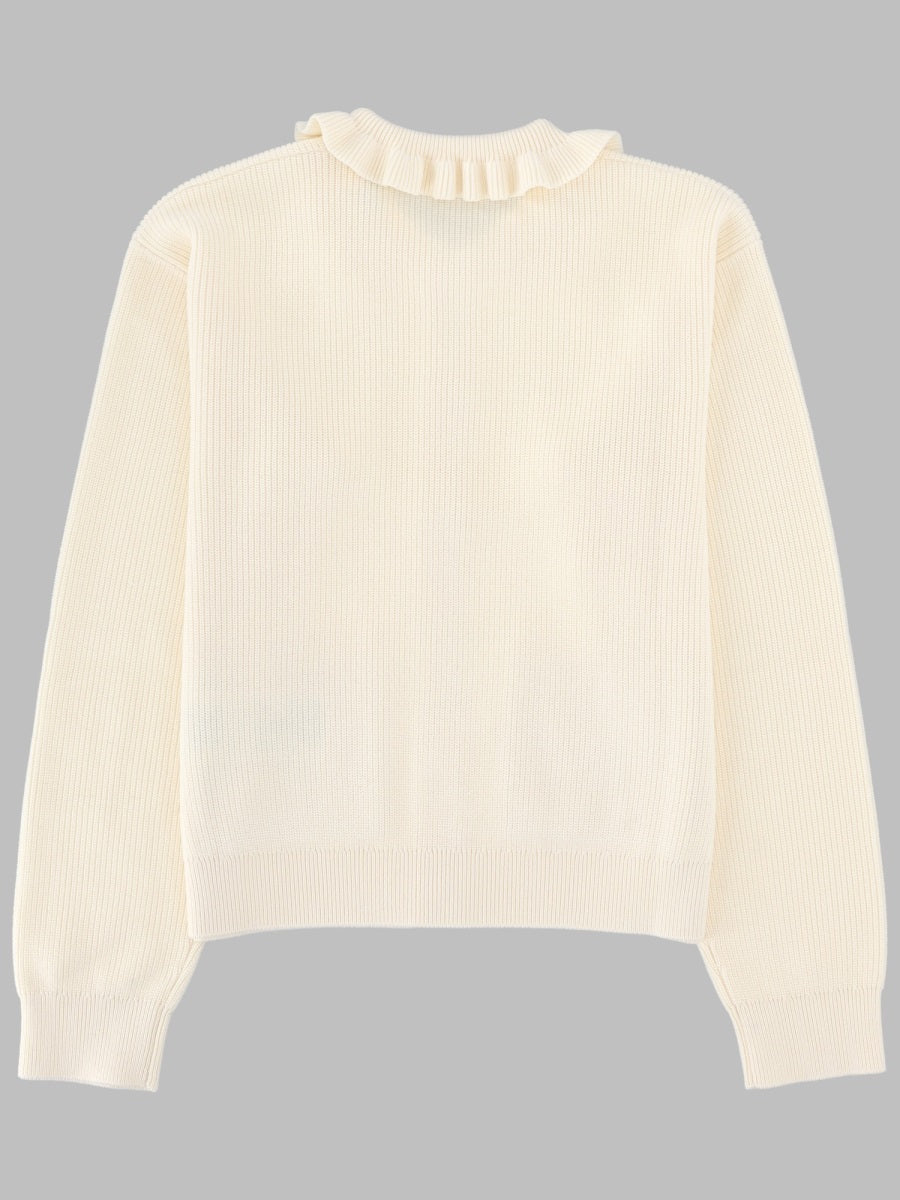 Burberry Cardigan Con Tasche Ricamate