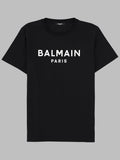 Balmain T Shirt Stampa Logo