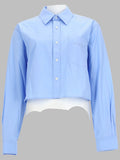 Alexander Wang Camicia Crop Con Logo