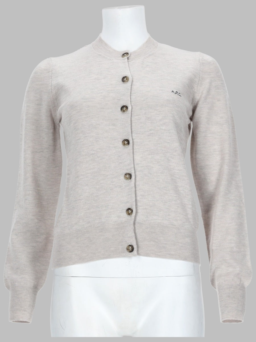 A.P.C. Cardigan In Lana