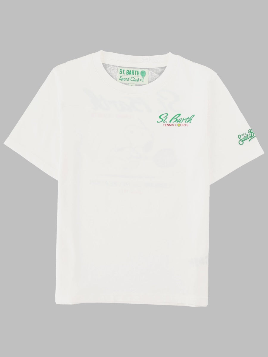 Mc2 Saint Barth T Shirt "Tennis Courts"
