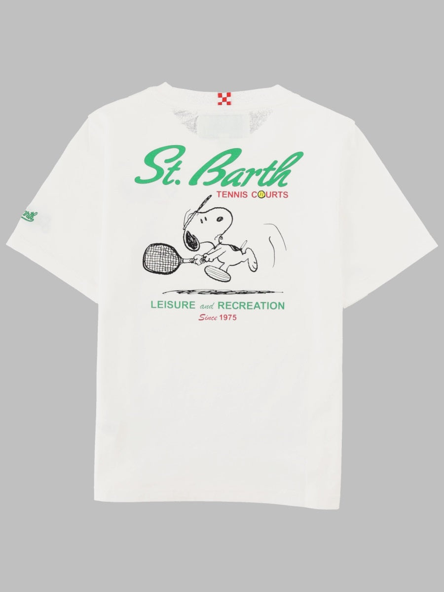 Mc2 Saint Barth T Shirt "Tennis Courts"