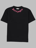 Palm Angels Neck Logo Brushed Reg Tee S/S Girl