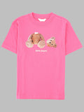 Palm Angels Neck Logo Brushed Reg Tee S/S Girl