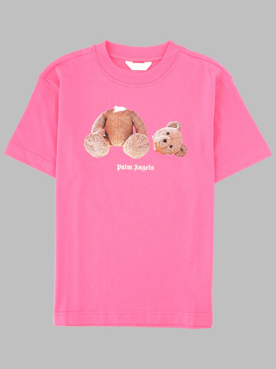 Palm Angels Neck Logo Brushed Reg Tee S/S Girl