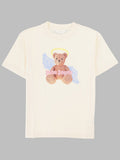 Palm Angels Neck Logo Brushed Reg Tee S/S Girl