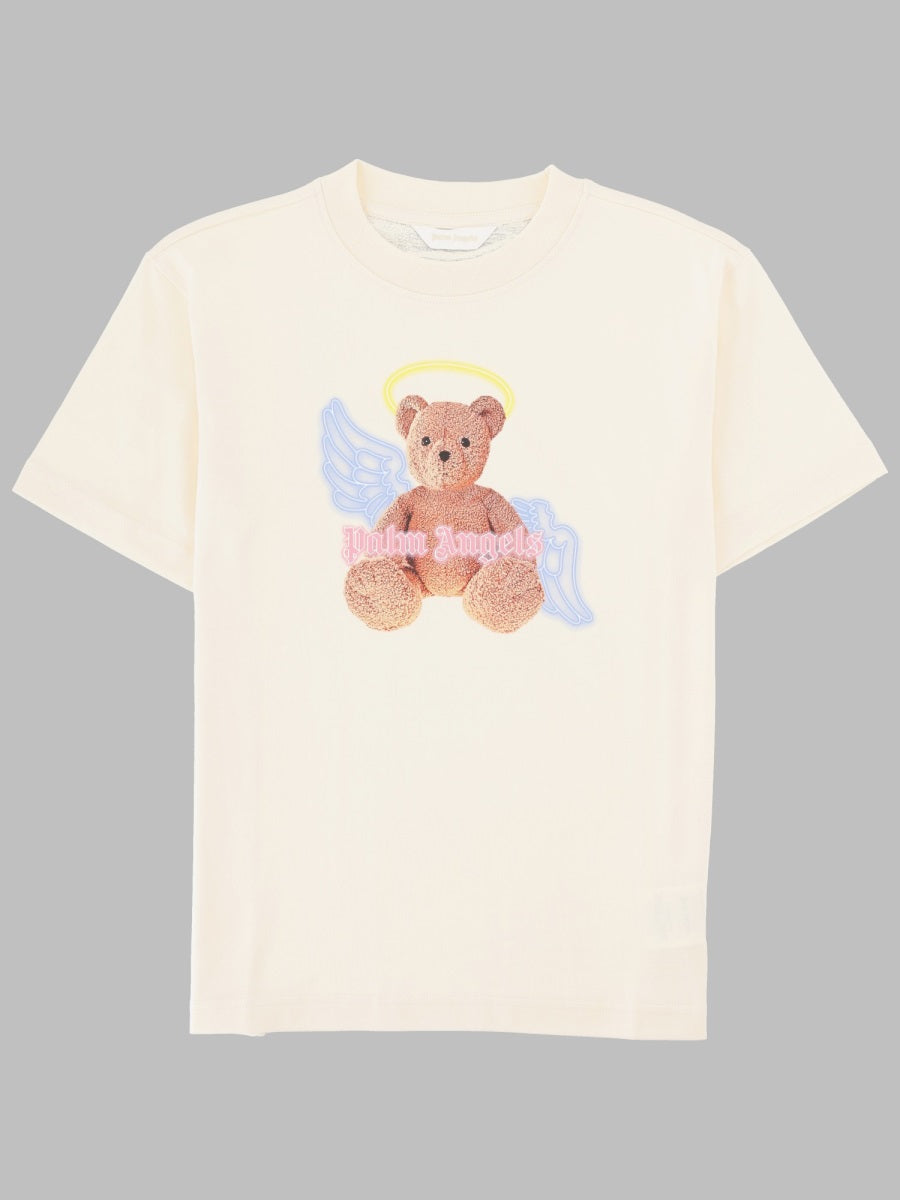 Palm Angels Neck Logo Brushed Reg Tee S/S Girl