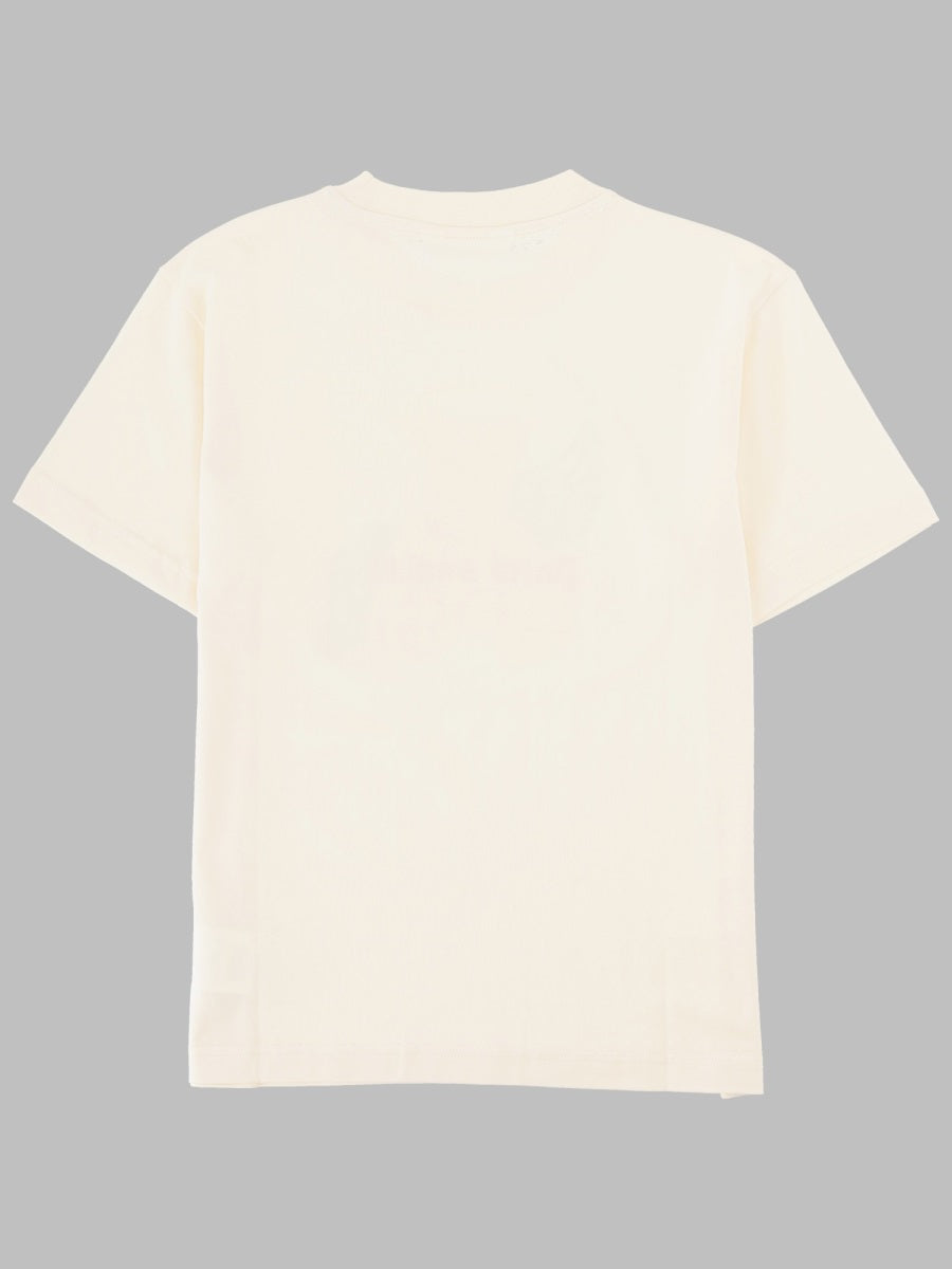 Palm Angels Neck Logo Brushed Reg Tee S/S Girl