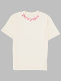 Palm Angels Neck Logo Brushed Reg Tee S/S Girl
