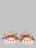 Fendi Mocassino In Canvas Ff E Pelle
