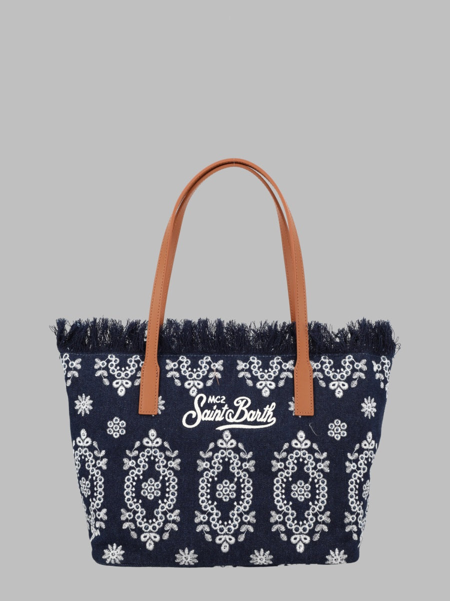 Mc2 Saint Barth Borsa "City" Medium Con Frange