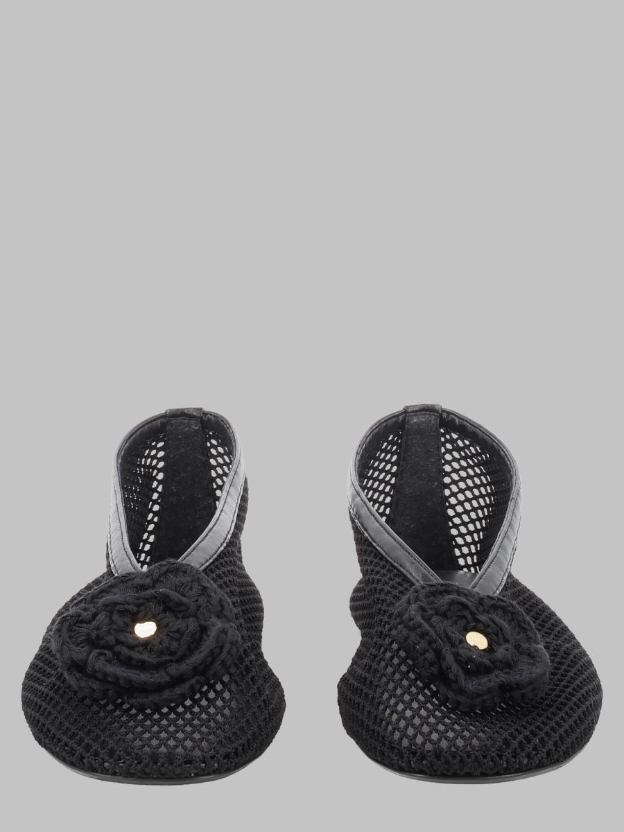 Ganni Ballerina "Jenny" In Mesh