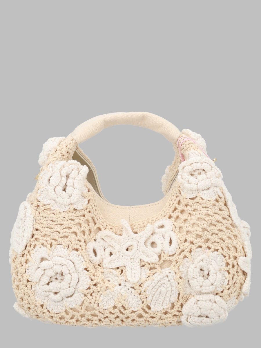 Ganni Borsa Hobo Mini In Crochet