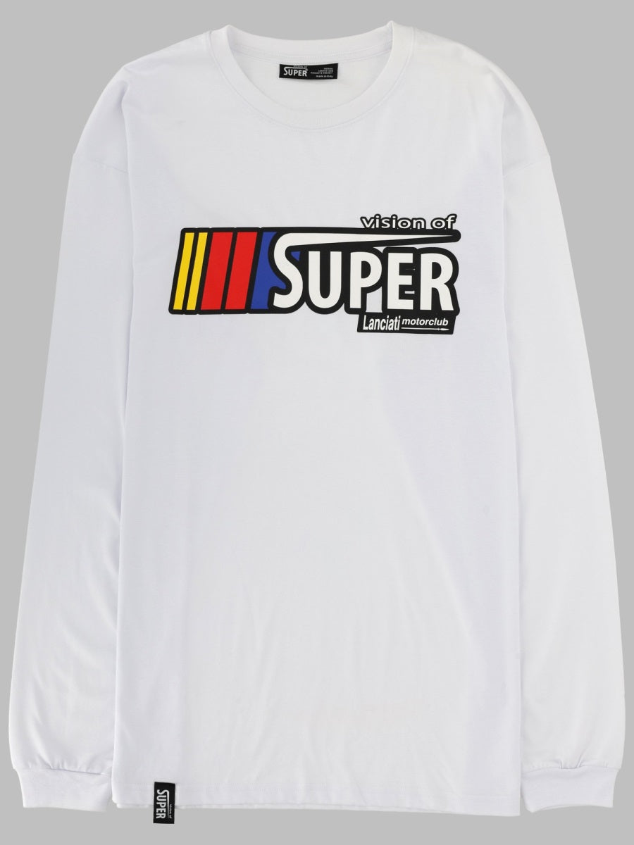 Vision Of Super T Shirt A Manica Lunga Con Stampa Logo