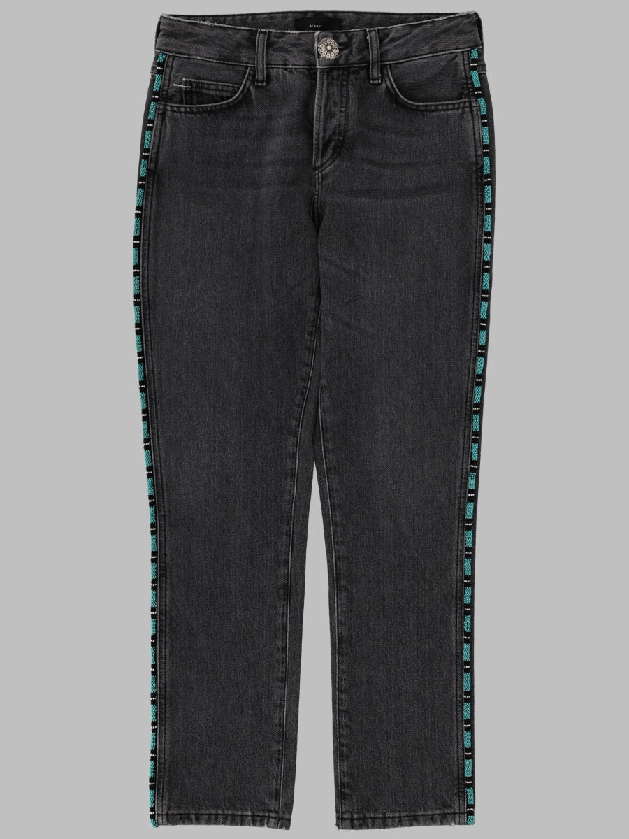 Alanui Jeans In Denim Di Cotone