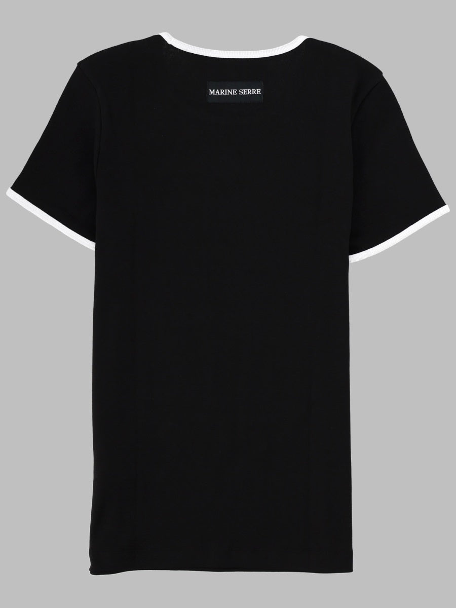 Marine Serre T Shirt Con Logo