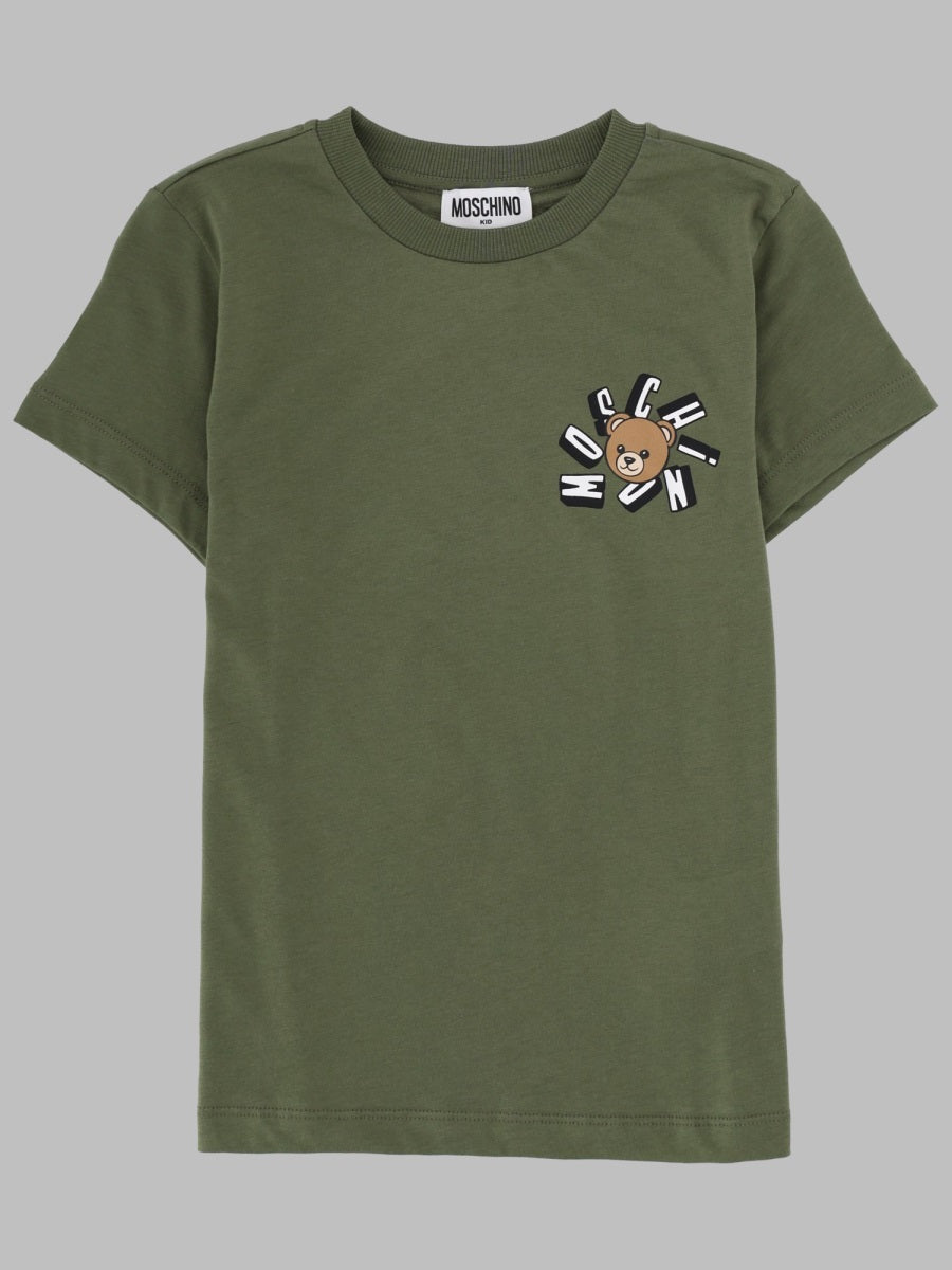 Moschino T Shirt Con Logo