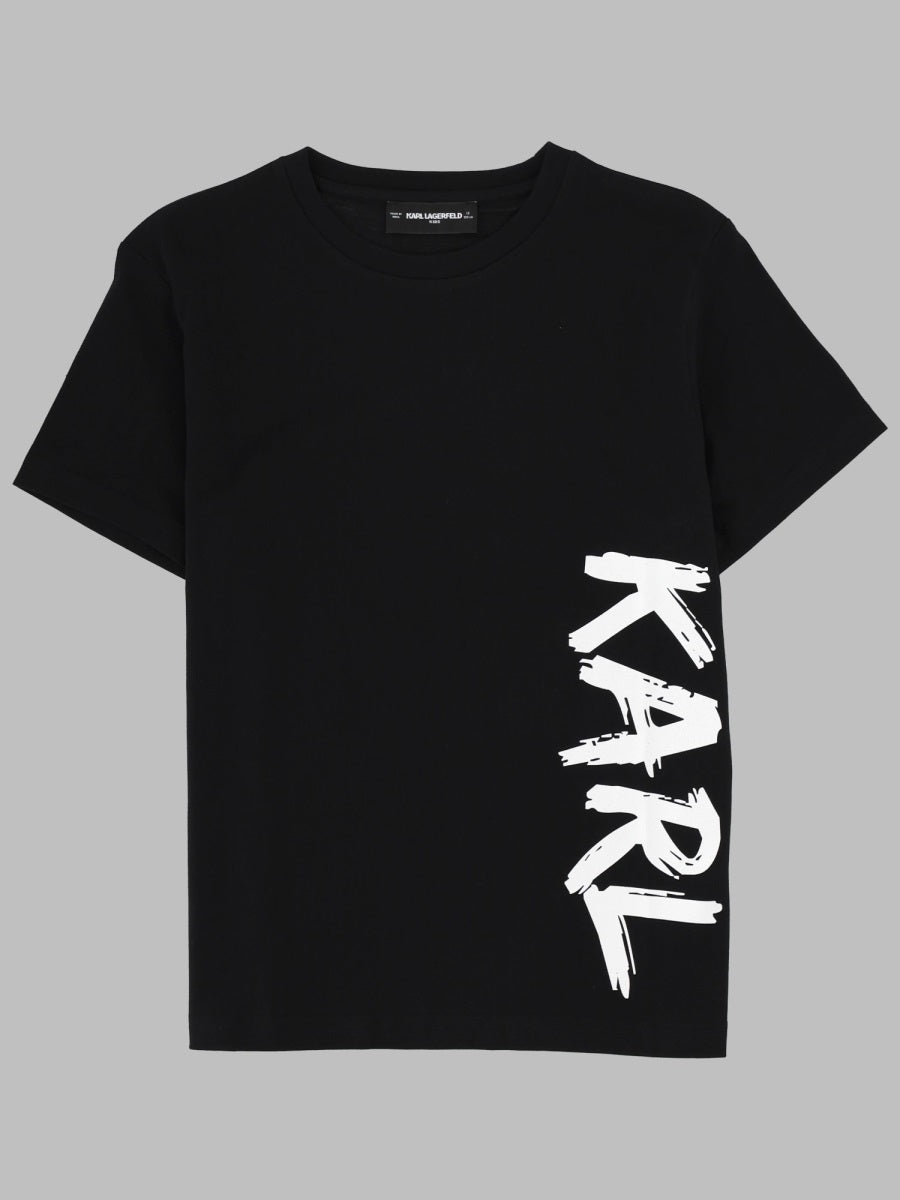 Karl Lagerfeld T Shirts Con Stampa Logo