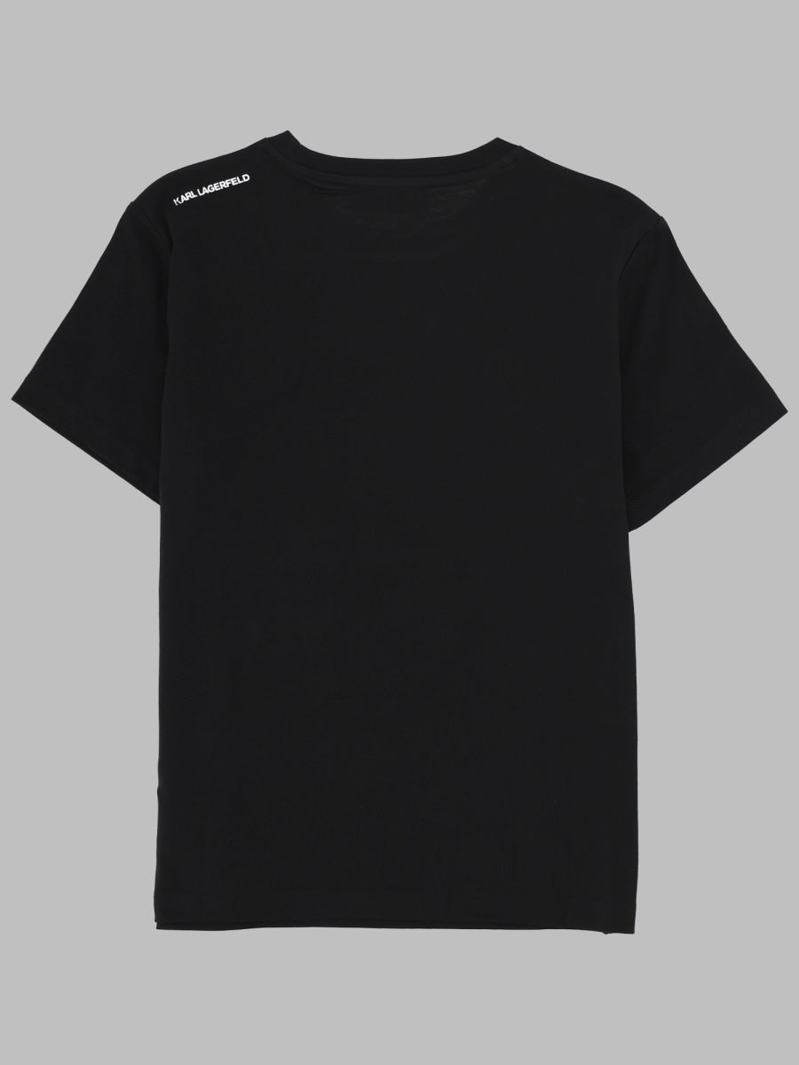 Karl Lagerfeld T Shirts Con Stampa Logo