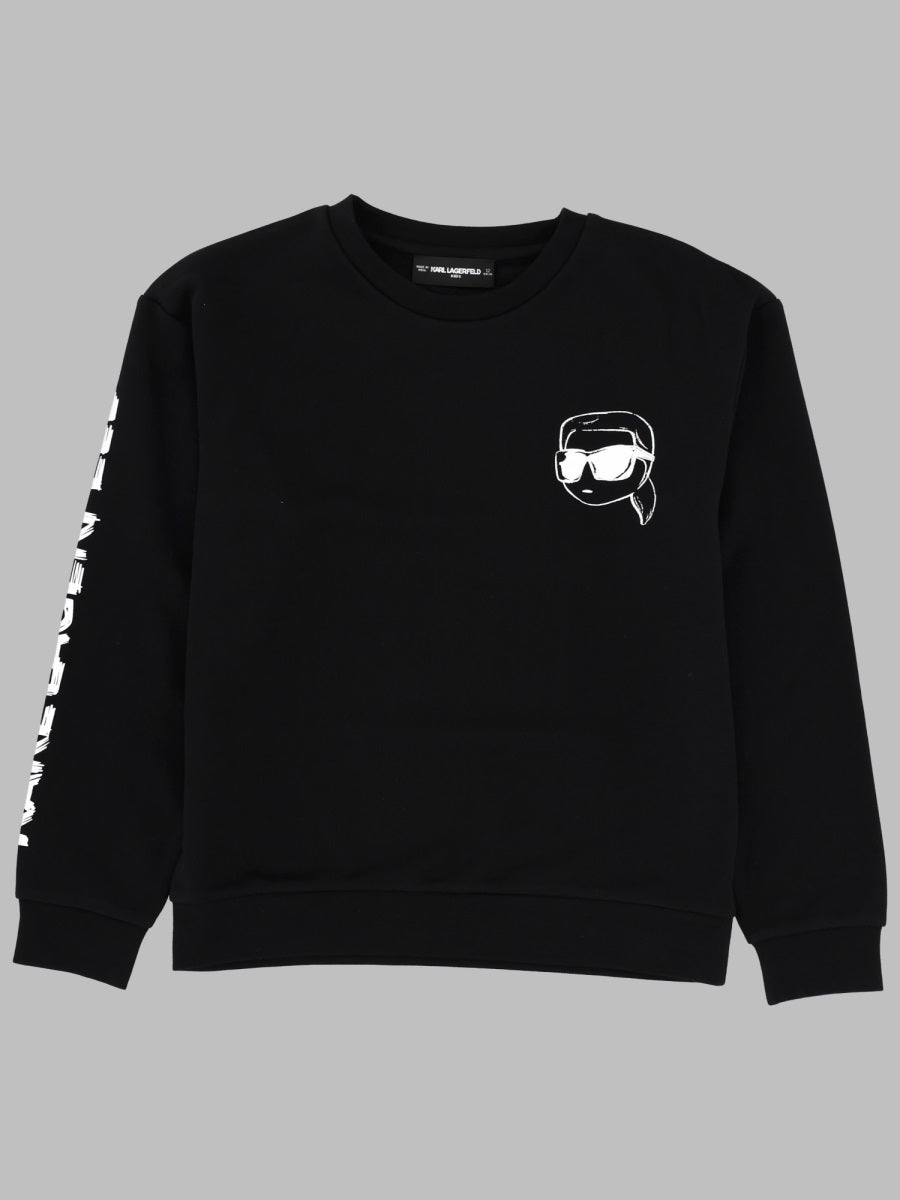 Karl Lagerfeld Felpa Con Stampe