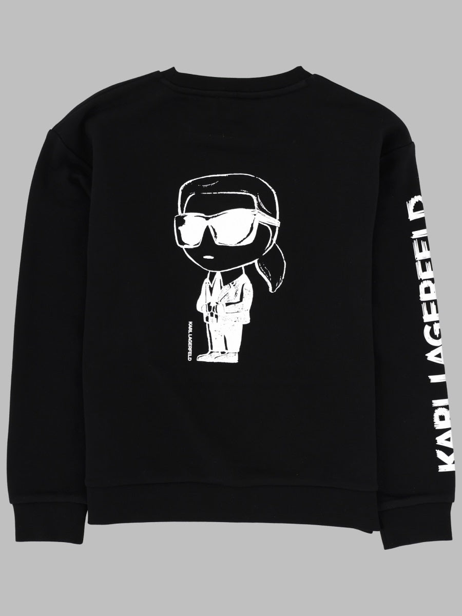 Karl Lagerfeld Felpa Con Stampe