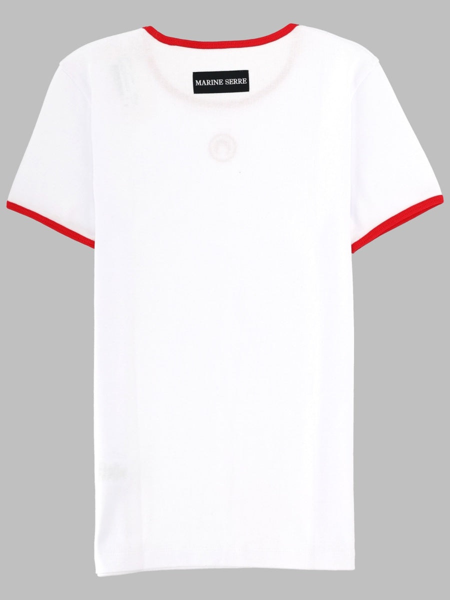 Marine Serre T Shirt Con Logo