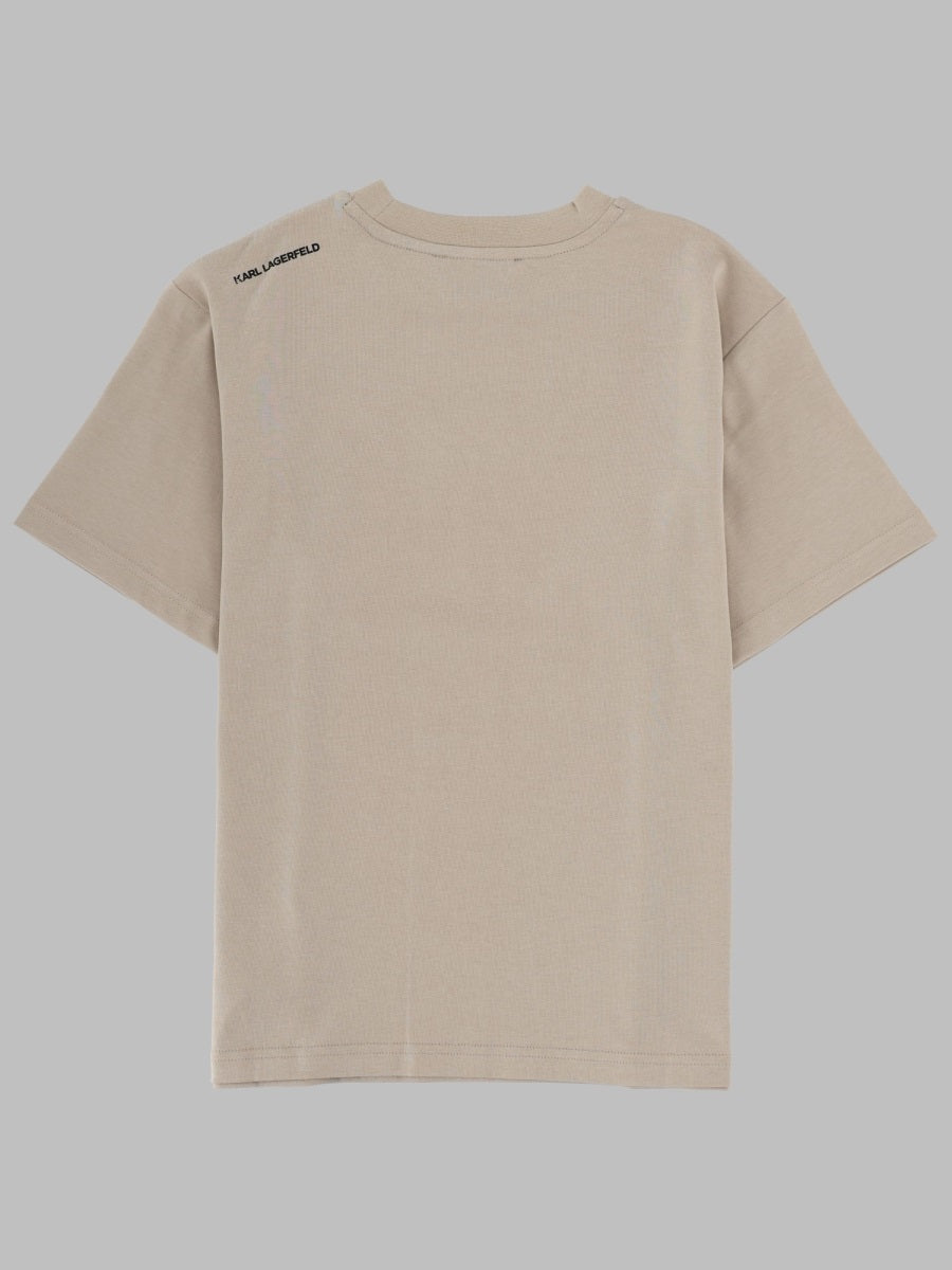 Karl Lagerfeld T Shirt Con Stampa